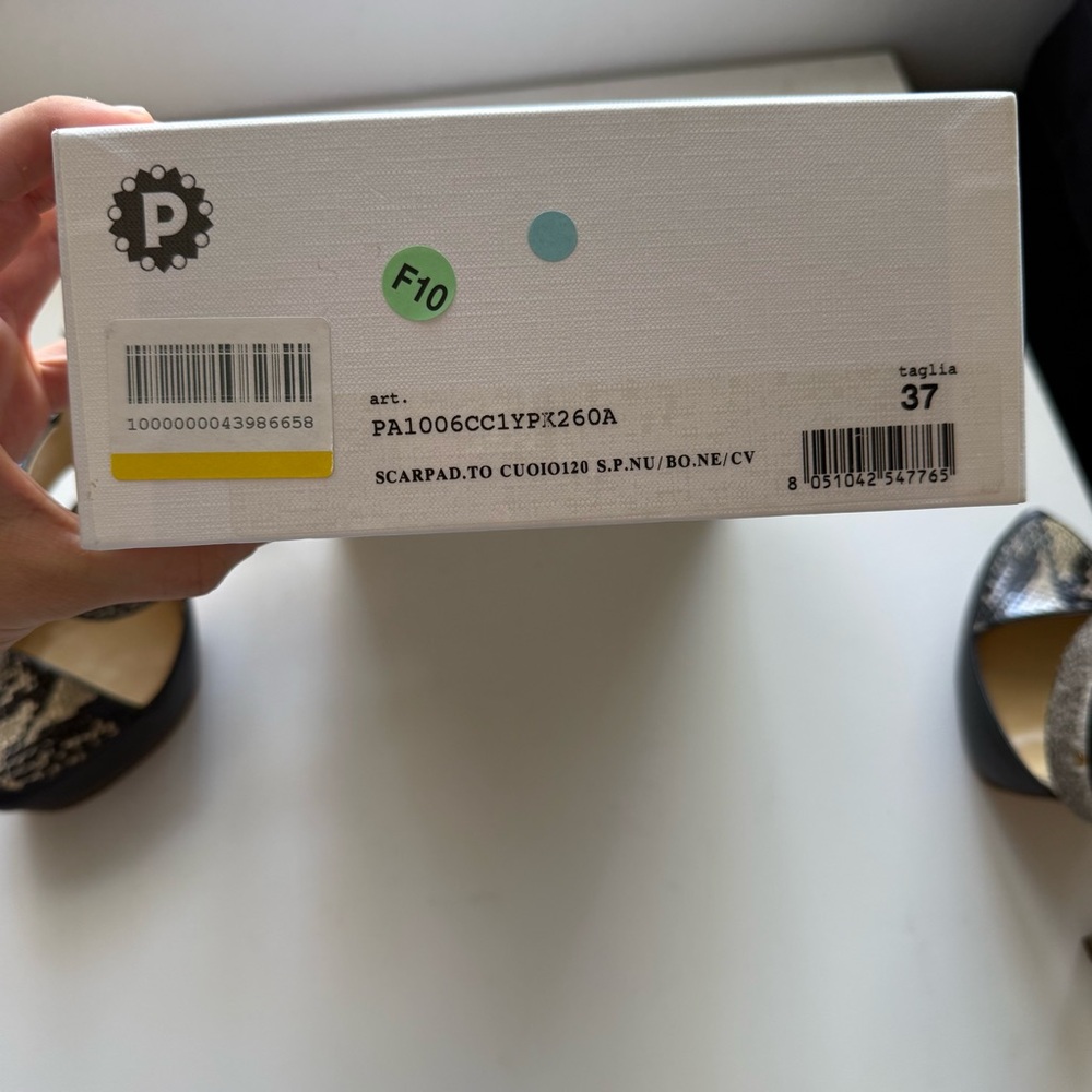 Pollini Snake Pattern Heels NWT - image 3